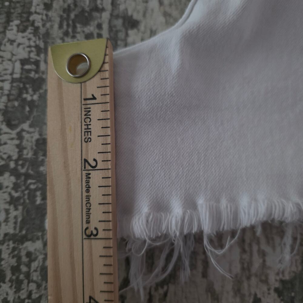 Kut From the Kloth "Jane" White High-rise Shorts Size 12 - Picture 9 of 9